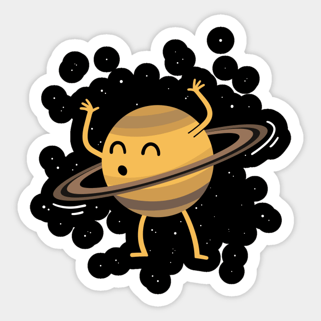 Space Hula Hoop Sticker by kurisquare